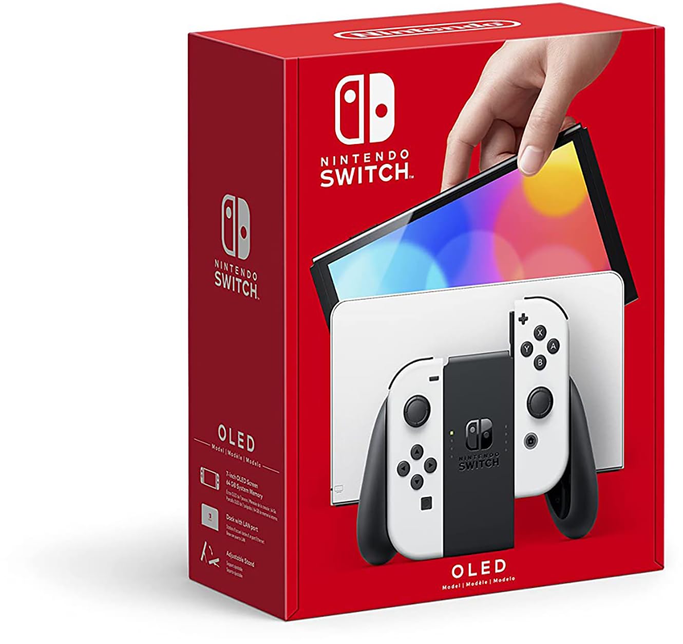 Nintendo Switch OLED with Joy-Con – White and Black
