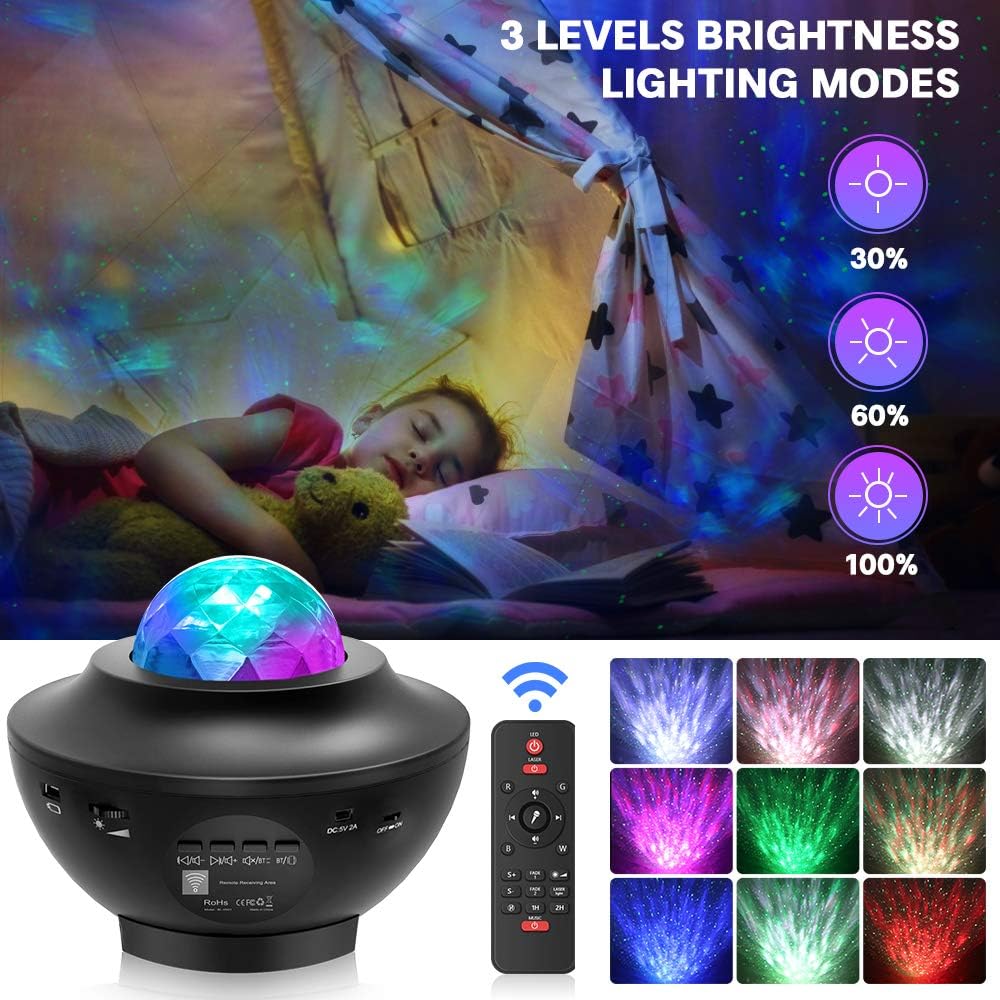 Night Light Projector with Remote Control