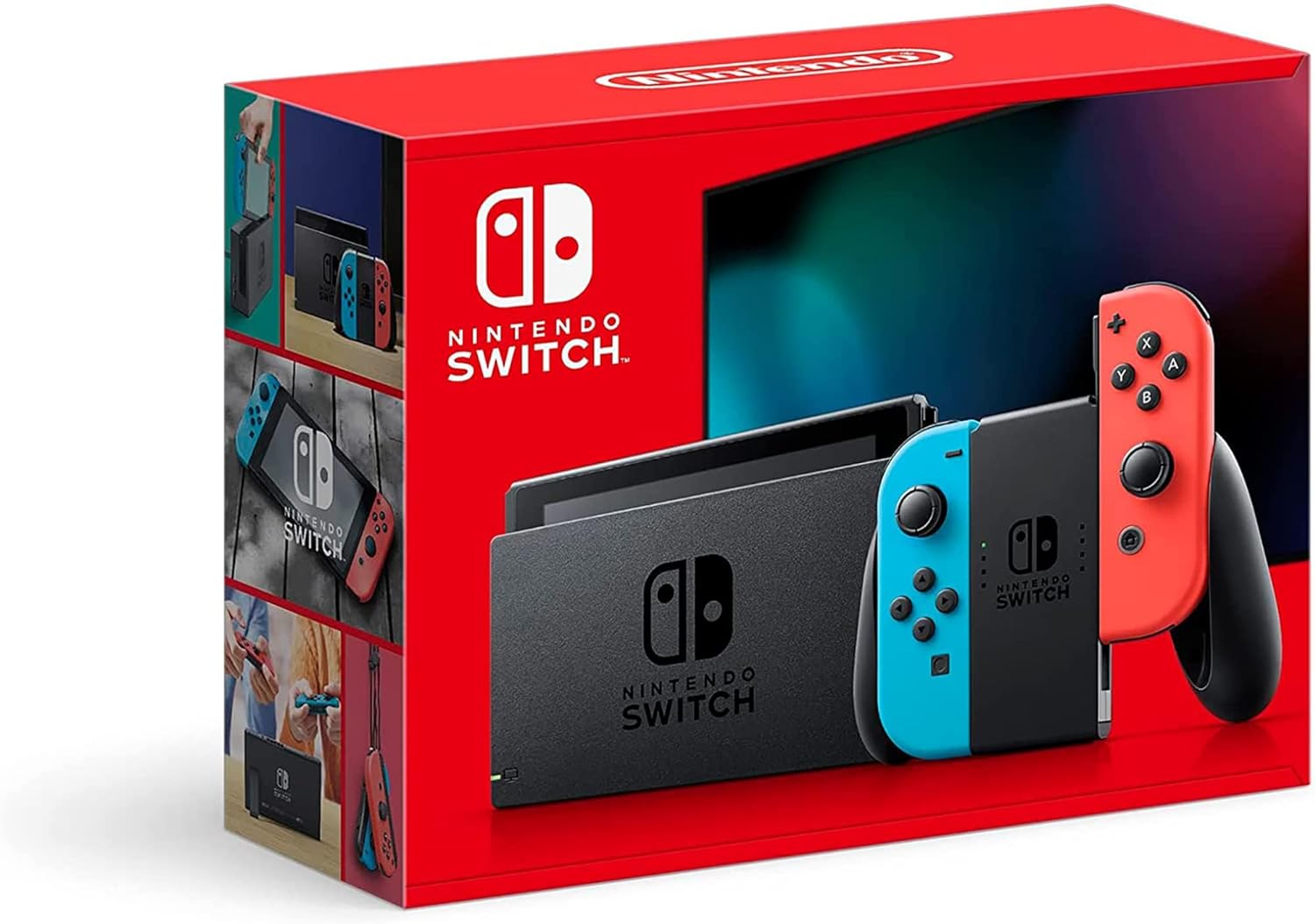 Nintendo Switch™ with Neon Blue and Neon Red Joy‑Con™ (New Box) – Neon Blue/Neon Edition