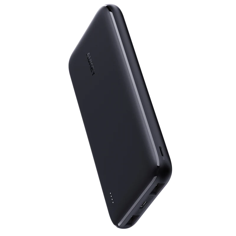 AUKEY Basix Slim 10000mAh Power Bank (Black)