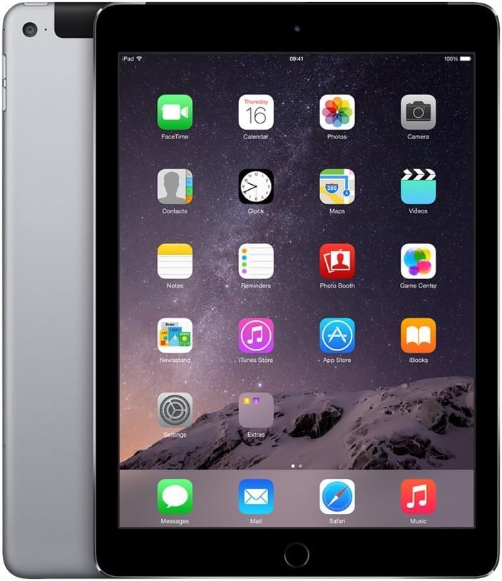 Apple iPad Air 2 64GB Cellular Space Gray (Refurbished)