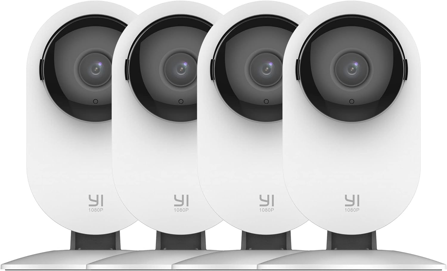 ( Refurbished ) YI 4pc Security Home Camera, 1080p WiFi Smart Indoor