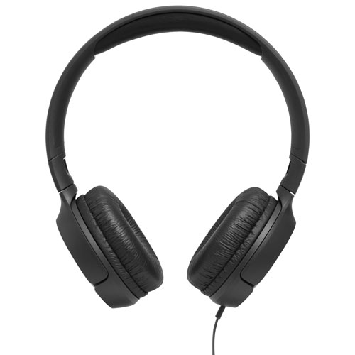 JBL Tune 500 On-Ear Headphones – Black