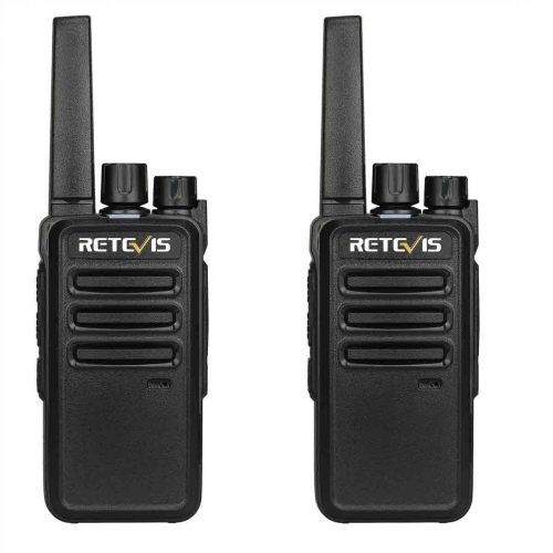 Retevis RT68 Walkie Talkies Two Way Radios Long Range for Adults with Earpieces and Charging Base, 16-Channel 0.5 Watts