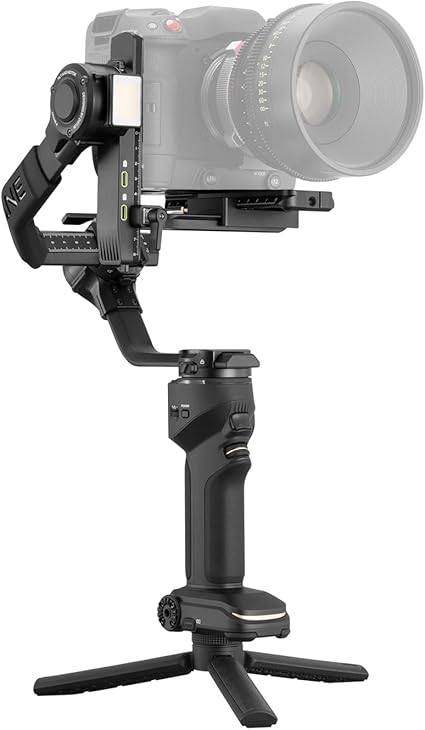 ZHIYUN Crane 4, 3-Axis Gimbal Stabilizer for DSLR and Mirrorless Camera, Nikon Sony Panasonic Canon Fujifilm BMPCC 6K, Fill Light, PD Fast Charge