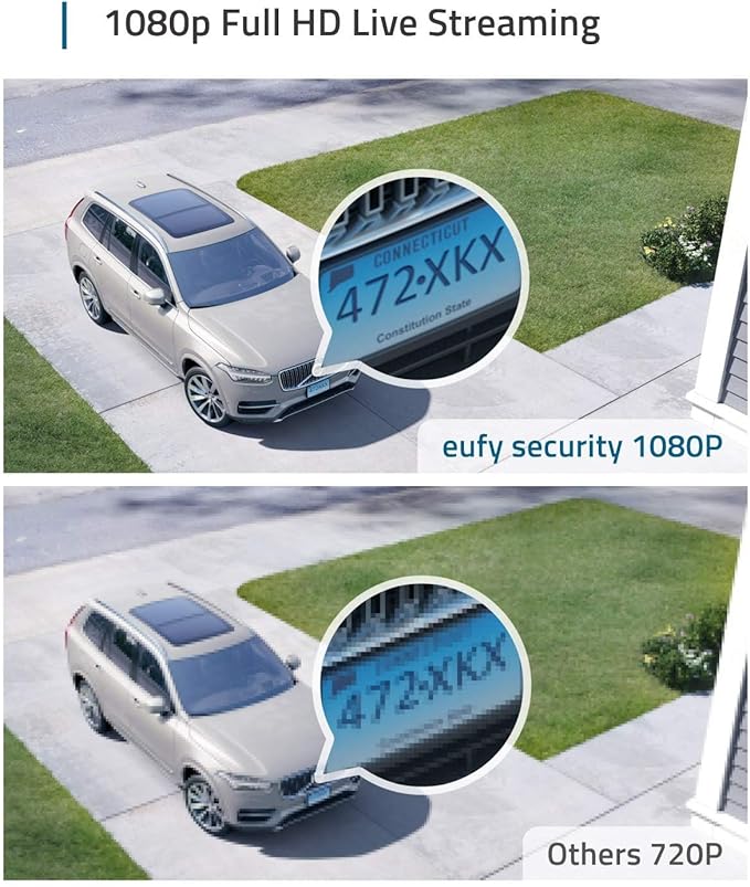 eufy Security, eufyCam 2C 2-Cam Kit with Solar Panel 2W, Security Camera Wireless Outdoor, Home Security System, HomeKit Compatibility, 1080p HD, IP67, Night Vision, Motion Only Alert, No Monthly Fee