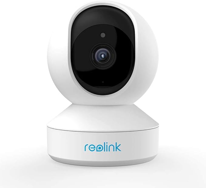 REOLINK Wireless Security Camera, E1 3MP HD Plug-in Indoor WiFi Camera for Home Security/Baby Monitor/Pets, Smart Detection, Local Storage, Pan Tilt, Night Vision, Works with Alexa/Google Assistant