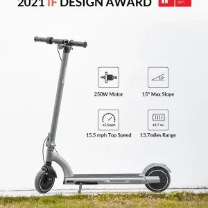 5TH WHEEL M1 Electric Scooter (Renewed) – Lightweight Foldable E-Scooter for Adults & Teens – Safe, Affordable Urban Commuting Solution with LED Display & Dual Brakes