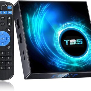 Android TV Box 10.0 – Allwinner H616 Quad-Core, 2GB RAM 16GB ROM, Dual-Band WiFi 2.4G/5G, Bluetooth 4.0, HDR10, H.265, 3D & 6K Playback