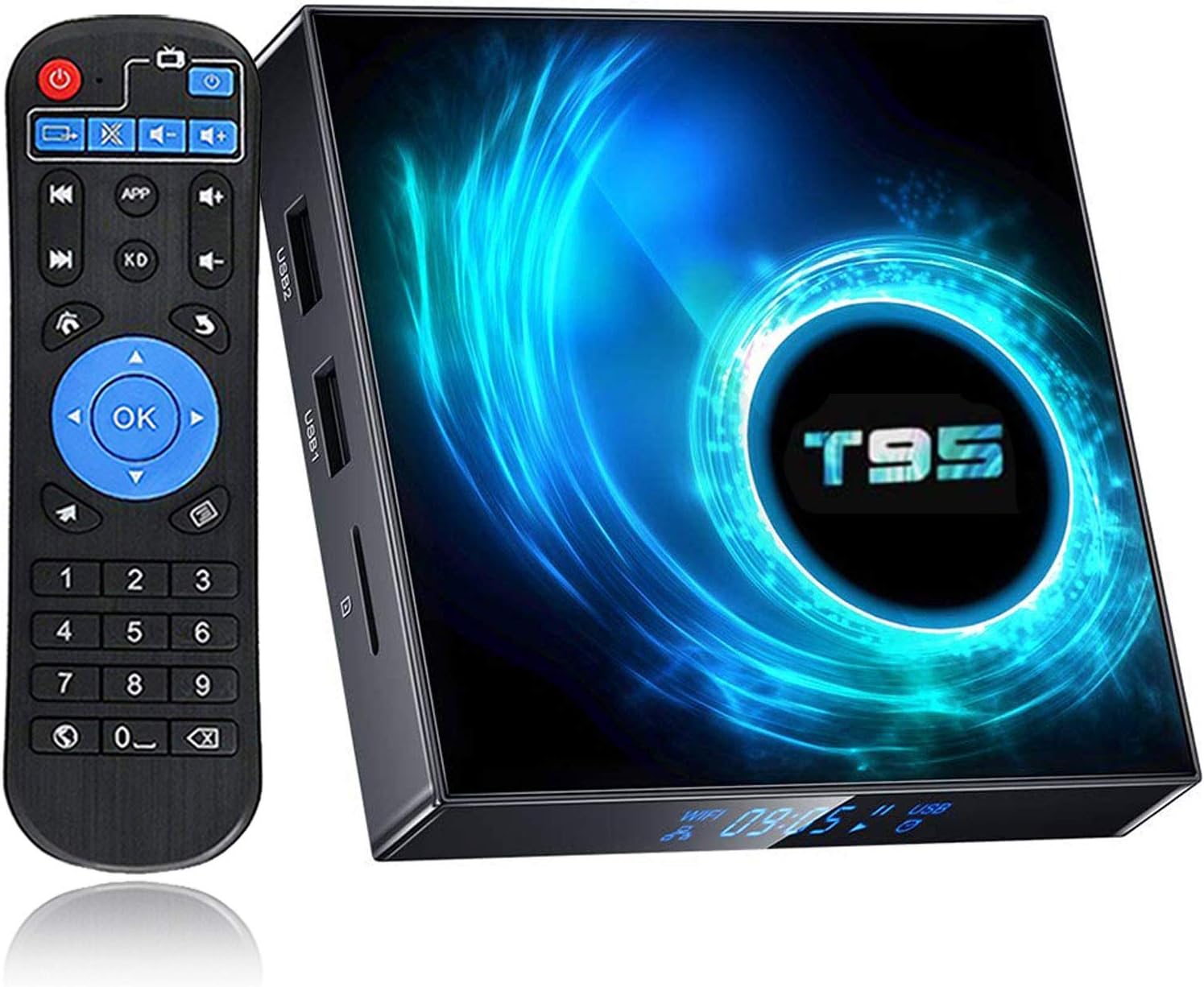 Android TV Box 10.0 – Allwinner H616 Quad-Core, 2GB RAM 16GB ROM, Dual-Band WiFi 2.4G/5G, Bluetooth 4.0, HDR10, H.265, 3D & 6K Playback