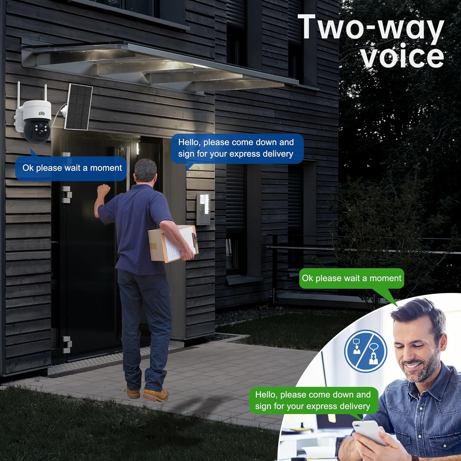 Solar Security Camera Wireless Outdoor – 4MP Battery/Solar Powered Pan-Tilt Camera, PIR Motion Detection, 2-Way Audio, Night Vision, 2.4GHz WiFi, Cloud/SD Storage – Home Security Solution