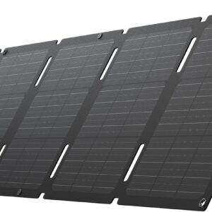 EF ECOFLOW 45W Portable Solar Panel, 25% High Conversion Efficiency, N Type Solar Cell for Power Plants, Camping, Foldable Hanging Lightweight