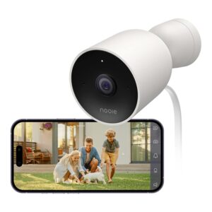 Nooie 1080p Full Hd Outdoor Wi-fi Bullet Security Camera - 360° Pan, Ip66 Weatherproof, 15m IR Night Vision, Motion/Sound Alerts
