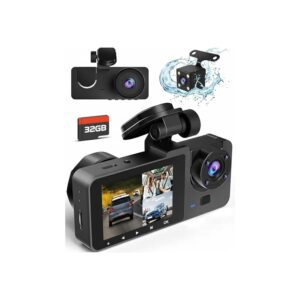 4k 3 Channel Dashcam (Free 32gb Sd Card)