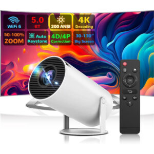 Smart Mini Projector 4k (Inbuilt Netflix/YouTube)